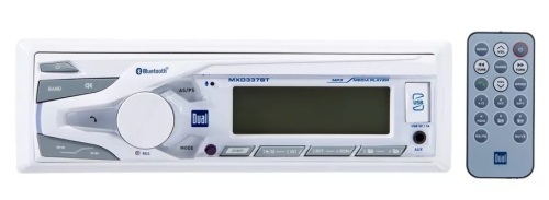 Dual MXD337BT 200W Digital Media Bluetooth Marine Receiver with Wireless Remote, E-Commerce Return, Untested - Lot 465