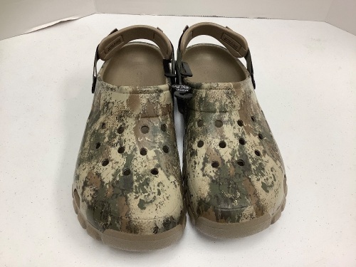 Camo Crocs for Men, Size 14, E-Commerce Return - Lot 495