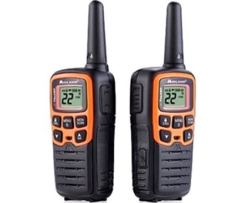 Midland X-Talker T51VP3 Two-Way Radios, Black/Orange, 2/Pack, E-Commerce Return, Untested - Lot 525