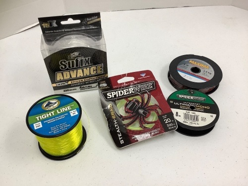 Lot of 5 Fishing Line Roles, E-Commerce Return - Lot 531