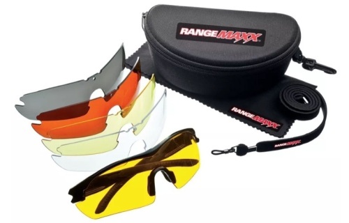 RangeMaxx 5-Lens Interchangeable Shooting Glasses, E-Commerce Return - Lot 559