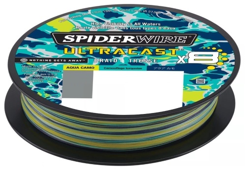 SpiderWire UltraCast Braid - Aqua Camo - 10 lb. - 328 Yards, E-Commerce Return - Lot 586