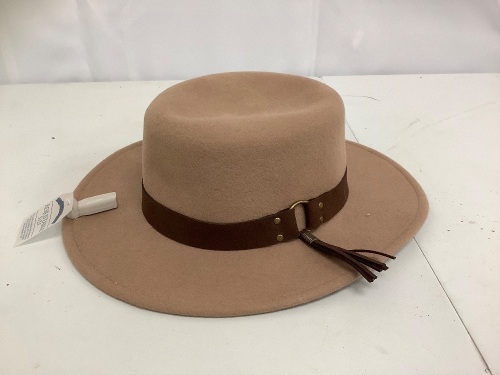 Bob Timberlake Ladies Wool/Felt Hat, New with Damage, Tightening String Broken - Lot 587