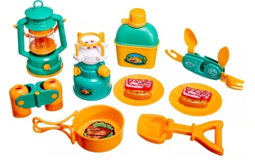 14-Piece Toy Camp Set for Kids, Appears New - Lot 593