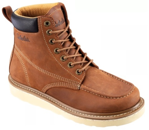 Roughneck Wedge Work Boots for Men - Tan - 9W, New with Tags - Lot 594
