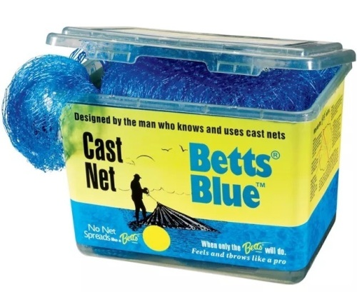 Betts Blue Cast Net - 6' - 1/2" Mesh, E-Commerce Return, Has a Hole - Lot 632