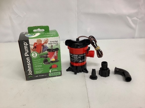 Johnson Pump Cartridge Bilge and Aerating Pumps 750 GPH, E-Commerce Return, Untested - Lot 638