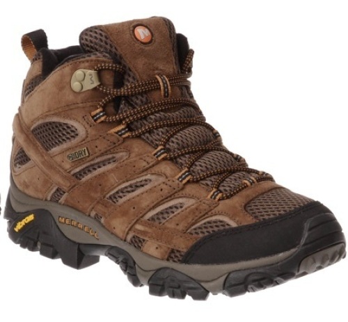 Merrell® Men's MOAB 2 Mother-of-All-Boots™ Waterproof Hiking Shoes, E-Commerce Return, Torn Eyelet, Size 11 1/2 - Lot 644