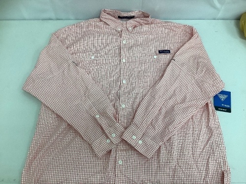 Columbia Men's Super Tamiami Long Sleeve Shirt, New with Damage, XXL - Lot 675