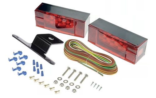 Submersible Low-Profile LED Trailer Light Kit, E-Commerce Return, Untested - Lot 682