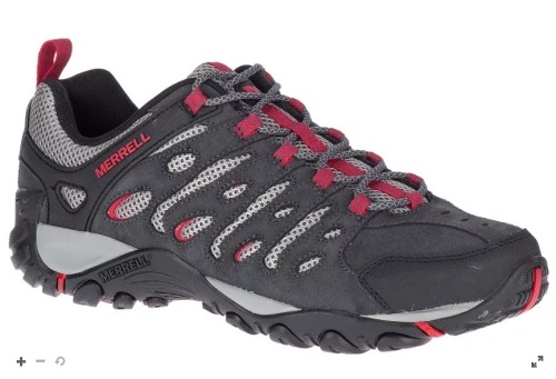 Merrell Crosslander 2 Hiking Shoes for Men - Granite/Cherry - 11.5M, Like New - Lot 696