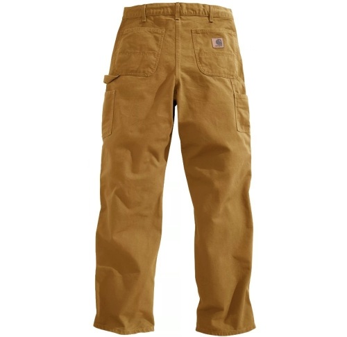 Carhartt Washed Duck Work Pants for Men - Carhartt Brown - 34x34, New with Tags - Lot 739