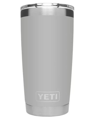 YETI Rambler Tumbler with MagSlider Lid - Gray - 20 oz., E-Commerce Return, Broken Lid - Lot 746