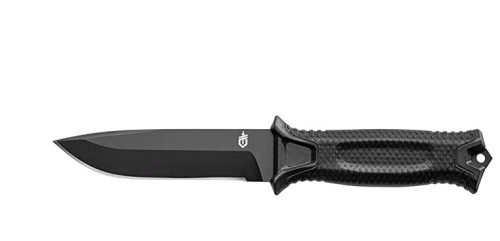 GERBER StrongArm Fixed Blade Knife with Fine Edge - Black, E-Commerce Return - Lot 752