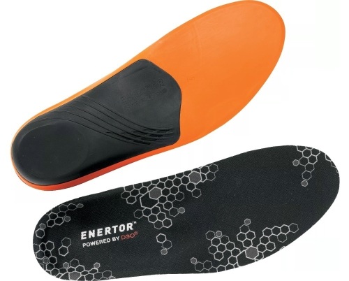 Enertor Full-Length Performance Insoles - Black - 9, E-Commerce Return - Lot 754
