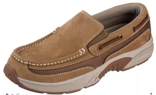 Rugged Shark Pacifico Slip-On Shoes for Men, New with Damage, Loose Insole Liner - Lot 765
