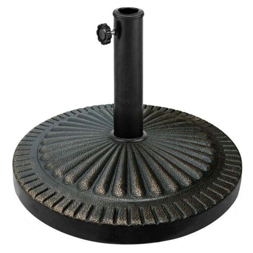 Heavy-Duty Umbrella Base - Bronze, 31.5lbs - Lot 353