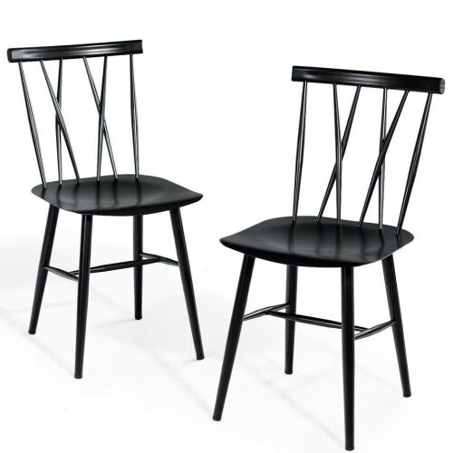 Set of (2) Armless Dining Chairs - Lot 407