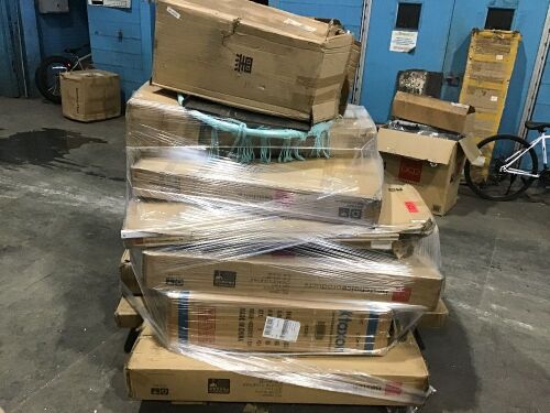 Pallet of Salvage Items - Items May Be Incomplete or Broken - Lot 633