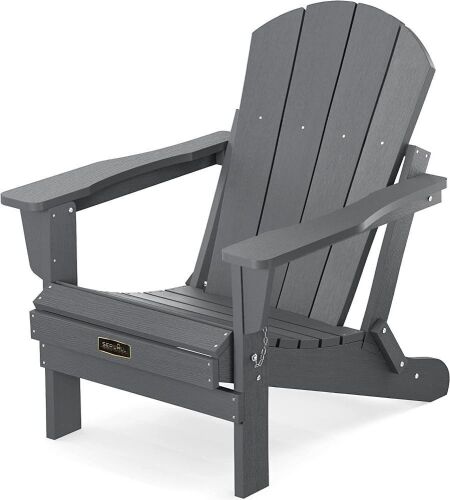 Adirondack Patio Chair - Gray - Lot 948