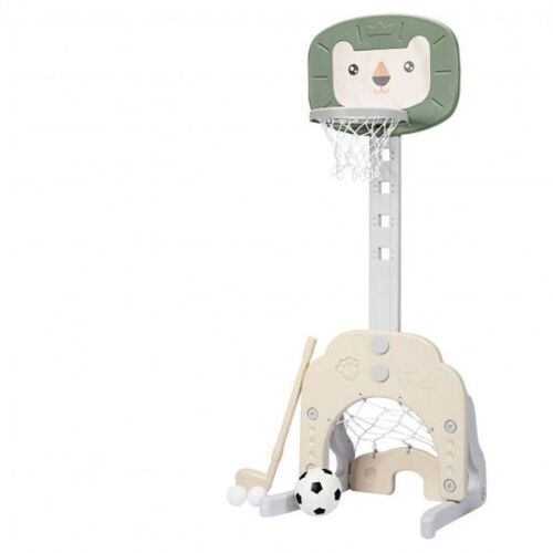 3-In-1 Adjustable Kids Basketball Hoop Sports Set - Lot 1058