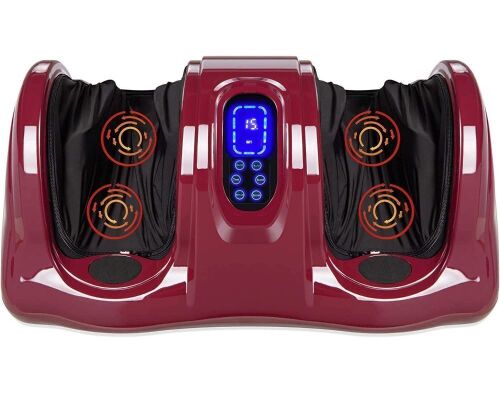 Reflexology Shiatsu Foot Massager w/ High-Intensity Rollers, Remote Control - Lot 1091
