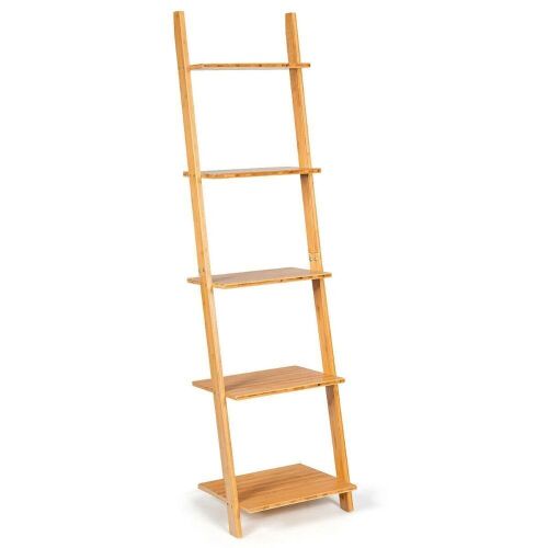 5-Tier Bamboo Ladder Shelf - Lot 229