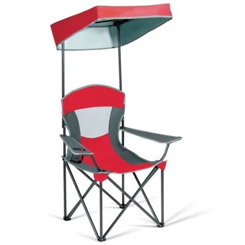Portable Folding Canopy Chair with Cup Holder - Lot 458