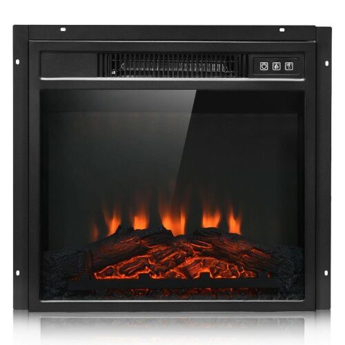 18" Electric Fireplace Heater - Freestanding & Wall-Mounted - Lot 728