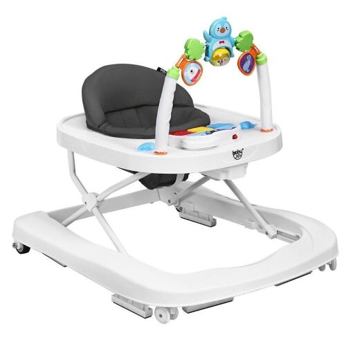 2-in-1 Foldable Baby Walker with Adjustable Height - Lot 648
