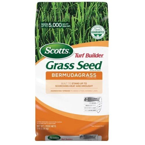 Lot of (6) Scotts Turf Builder Grass Seed - 5lb Bag, Bermudagrass - Lot 461