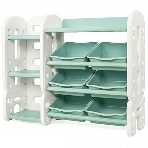 Kids Toy Storage Organizer with Bins and Multi-Layer Shelf - Lot 978
