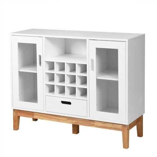Wood Wine Storage Cabinet/Buffet Server - Lot 661