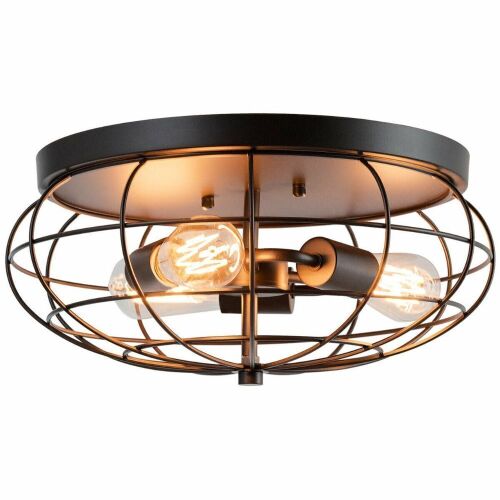 Industrial Retro Ceiling Light - Lot 976