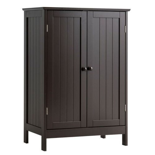 Double-Door Cupboard Cabinet - Brown - Lot 745