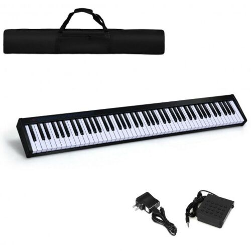 88-Key Portable Electronic Piano with Bluetooth and Voice Function - Lot 997