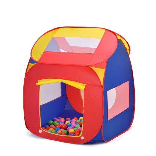 Kids Portable Playhouse Tent with 100 Balls - Lot 852