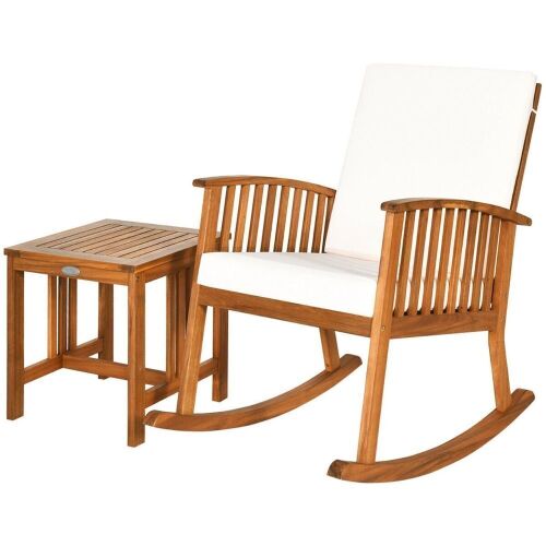 2-Piece Acacia Wood Patio Furniture Set - Lot 369