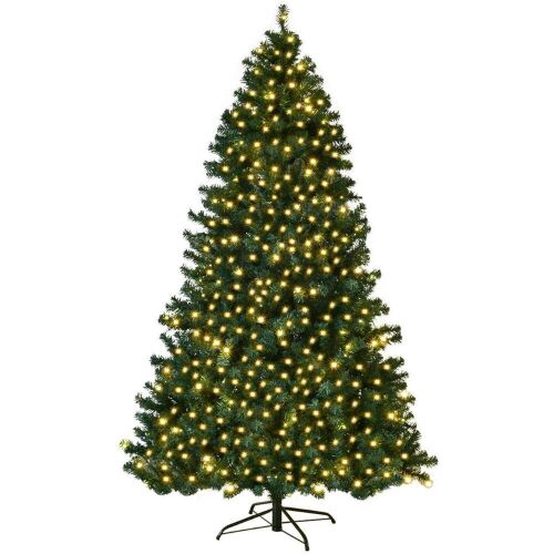 7.5' Artificial Christmas Tree with LED Lights - Lot 1021