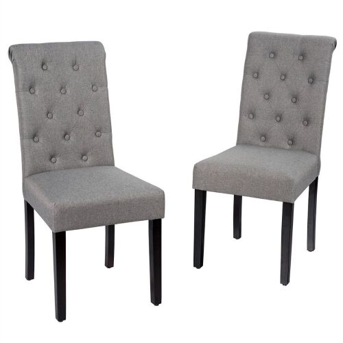 Set of (2) Tufted Dining Chairs - Lot 1031