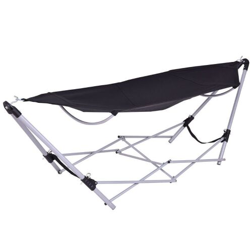 Portable Folding Steel Frame Hammock with Bag - Lot 851