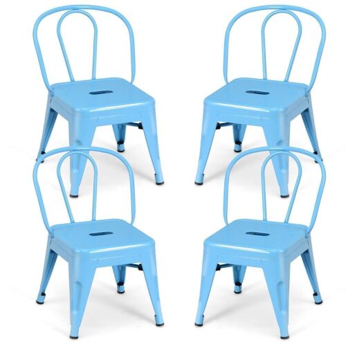 Set of (4) Kids Lightweight Metal Chairs - Lot 1177