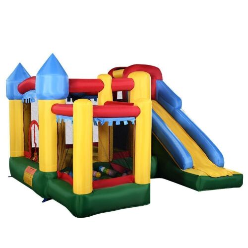 Inflatable Bounce House with Balls and Super Slide - Lot 1117