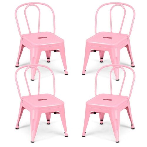 Set of (4) Kids Lightweight Metal Chairs - Lot 915