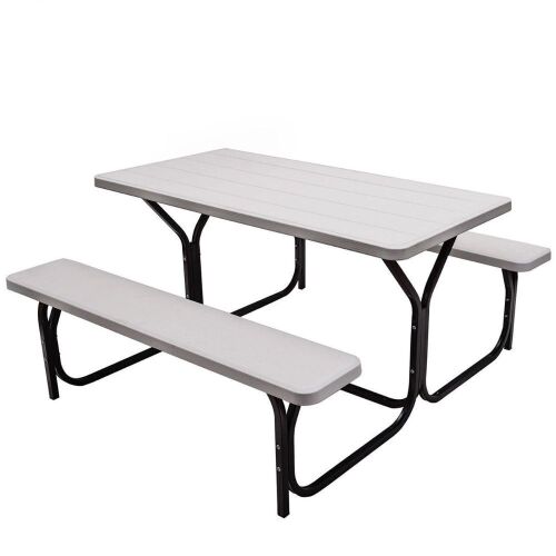 Picnic Table and Bench Set - Lot 457