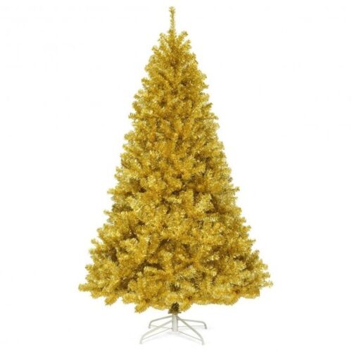 7' Artificial Tinsel Christmas Tree - Lot 970