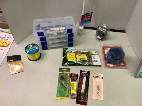 Lot of (10) Misc. Fishing Lures and Supplies, Ecommerce Return - Lot 332