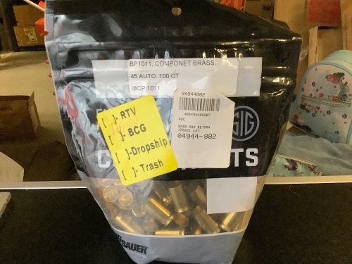 Elite Performance Ammunition Components, 45 Aurto, 100 Ct - Lot 395