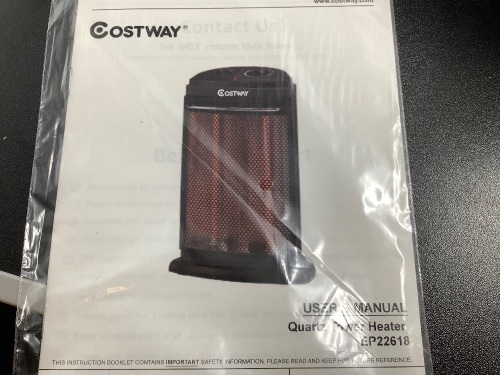 CostWay, Quartz Tower Heater, Powers On, Appears New - Lot 247