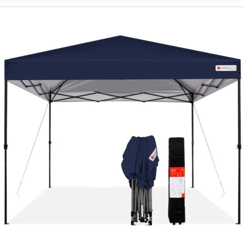 One-person Setup Instant Pop Up Canopy W/ Wheeled Bag, Appears New  - Lot 352